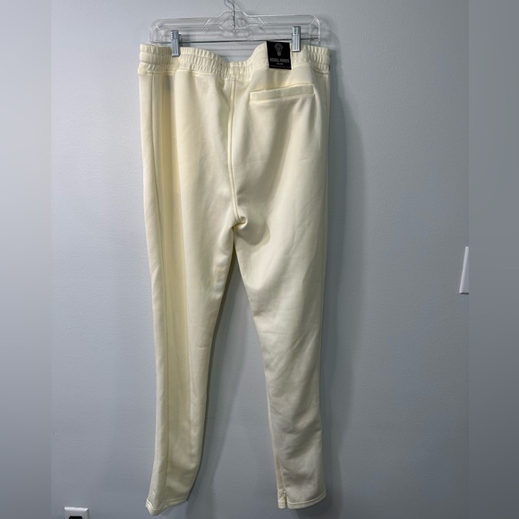 Men's Rebel Minds Cream Track Pants X-Large - Picture 5 of 7